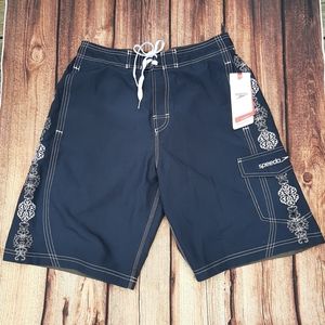 NwT Speedo watershort Mens Swim trunks size Medium